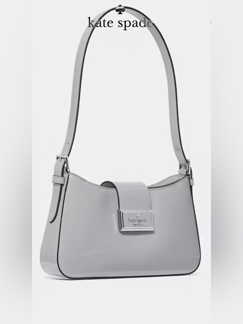 Kate Spade Reegan Patent Fabric Small Shoulder Bag - Picture 3 of 10